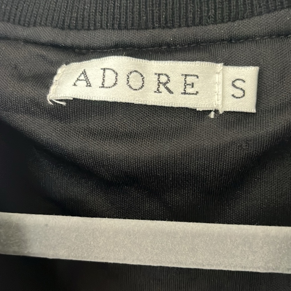 Adore Multi Color Sequin And Velour Striped Bombe… - image 4